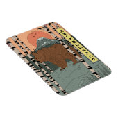 Ein großer schöner Bärenjunge Magnet (Rechte Seite)