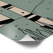 Ein großer schöner Bärenjunge Poster (Ecke)