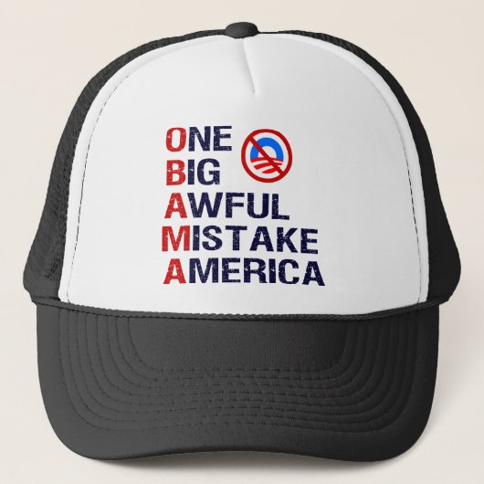 Ein großer schrecklicher Fehler, Amerika Truckerkappe (Vorderseite)