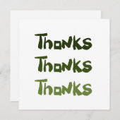 Ein großer Spaß Danke, dass Sie die Karte begrüßen (Vorne/Hinten)