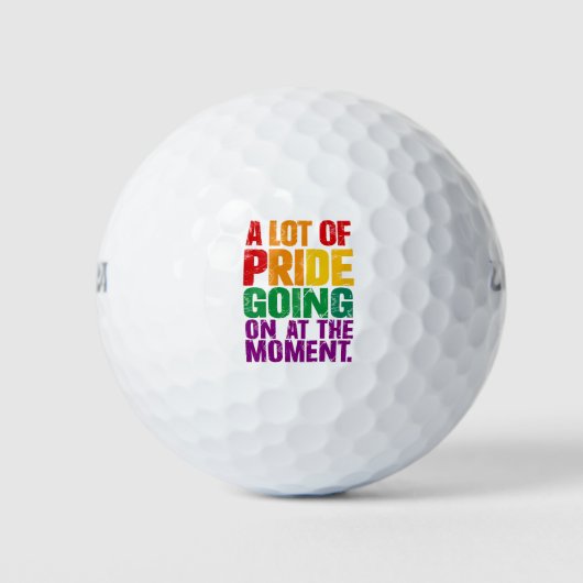 Ein großer Stolz, der derzeit den LGBT-Pride-Monat Golfball (Vorderseite)