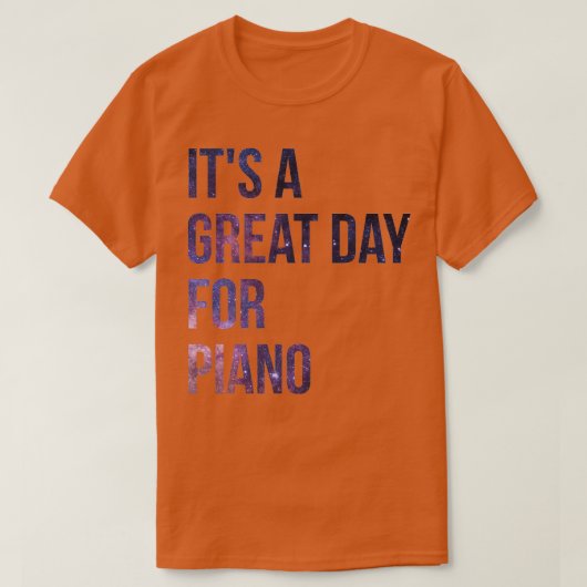Ein großer Tag für Piano 1 T-Shirt (Design vorne)