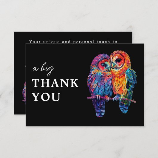 🌈 Ein großes Dankeschön an LGBTQ Eternal Unity Ho Dankeskarte (Vorne/Hinten)