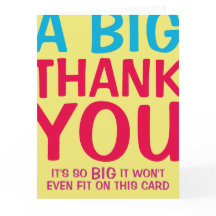 Ein großes Dankeschön