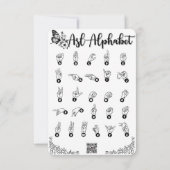 "Ein großes Dankeschön" Flat Danke Karte (Rückseite)