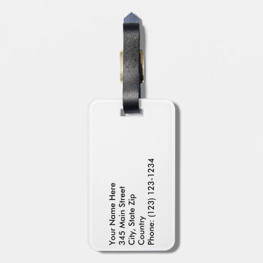 Ein großes Ding Gepäckanhänger (Rückseite vertikal)