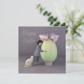 Ein großes Ei Feiertagskarte (Stehend Vorderseite)