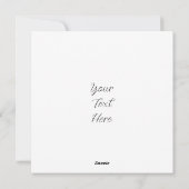 Ein großes Ei Feiertagskarte (Rückseite)