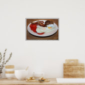 Ein großes Frühstück Poster (Küche)