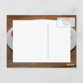 Ein großes Frühstück Postkarte (Rückseite)