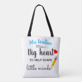 ein großes Herz, um den kleinen Geistern die Lehre Tasche (Rückseite)