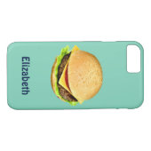 Ein großes Juicy-Cheeseburger-Foto Personalisiert Case-Mate iPhone Hülle (Rückseite (Horizontal))