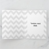 Ein großes Lächeln Gigant danke Karte (Innenseite)