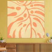 Ein großes Monsteron Leinwanddruck (Insitu (Wohnzimmer))