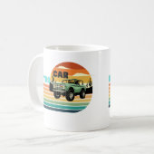 Ein großes Retro-Auto Kaffeetasse (Vorderseite Links)