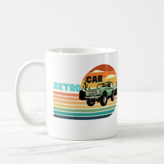 Ein großes Retro-Auto Kaffeetasse