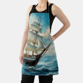 Ein großes Schiff und Wetter Schürze (InSitu)