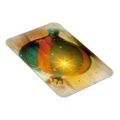 Ein großes, schlichtes Weihnachtsgeschenk Magnet (Rechte Seite)