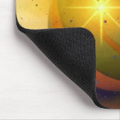 Ein großes, schlichtes Weihnachtsgeschenk Mousepad (Ecke)