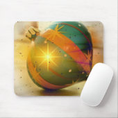 Ein großes, schlichtes Weihnachtsgeschenk Mousepad (Mit Mouse)