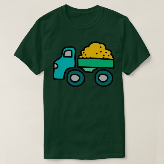 Ein großes Stück Erde in einem Kutschenwagen T-Shirt (Design vorne)
