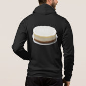 Ein großes Stück köstliches Käsekuchen Hoodie (Rückseite)
