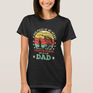 Ein großes Stück meines Herzens fischen im Himmel T-Shirt