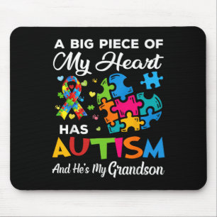 Ein großes Stück meines Herzens hat Autismus und e Mousepad