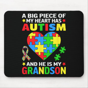 Ein großes Stück meines Herzens hat Autismus und e Mousepad