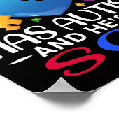 Ein großes Stück meines Herzens hat Autismus und e Poster (Ecke)