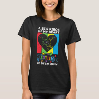 Ein großes Stück meines Herzens hat Autismus und s T-Shirt