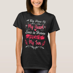 Ein großes Stück meines Herzens lebt im Himmel, er T-Shirt