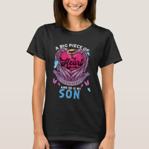 Ein großes Stück meines Herzens lebt im Himmel, er T-Shirt