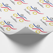 Ein großes Triathlongeschenk für Ihren Freund oder Geschenkpapier (Ecke)