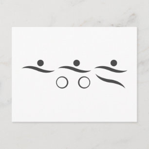 Ein großes Triathlongeschenk für Ihren Freund oder Postkarte