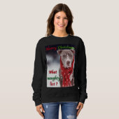 Ein Grubenbull oder Staffordshire Bull Terrier Dog Sweatshirt (Vorne ganz)