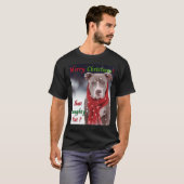 Ein Grubenbull oder Staffordshire Bull Terrier Dog T-Shirt (Vorne ganz)