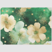 Ein grün-goldenes St. Patrick-Design #3 Seidenpapier (Vorderseite)