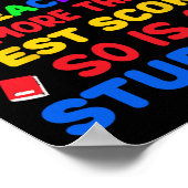 Ein Grundschullehrer ist mehr als ein Testergebnis Poster (Ecke)