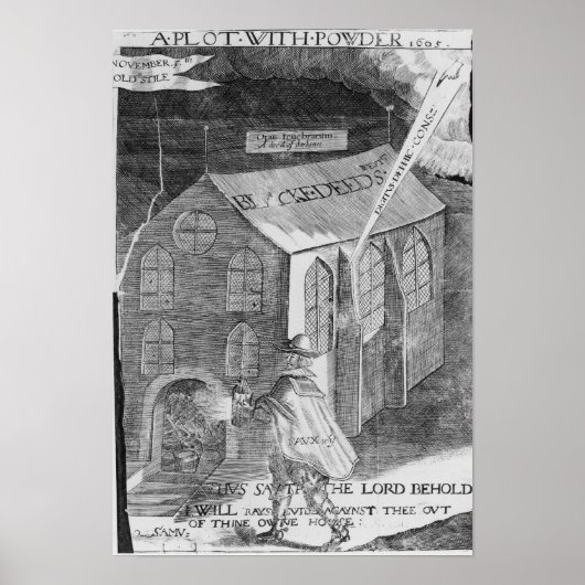 Ein Grundstück mit Pulver, 1605 Poster (Vorne)