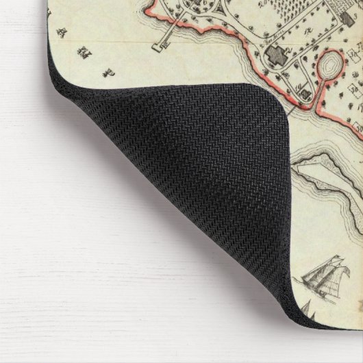 Ein Grundstücksplan des Hampton-Normalen Mousepad (Ecke)