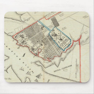 Ein Grundstücksplan des Hampton-Normalen Mousepad