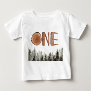 Ein Grüne Bäume 1. Geburtstag Baby T-shirt
