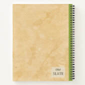 Ein grüner Apfel und eine halbe Personalisierte Zu Notizblock (Rückseite)