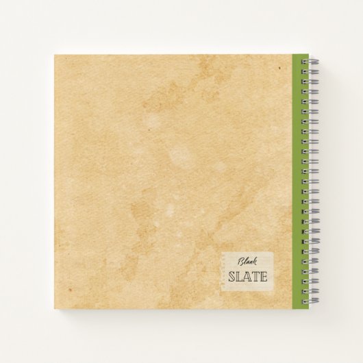 Ein grüner Apfel und eine halbe Personalisierte Zu Notizblock (Rückseite)