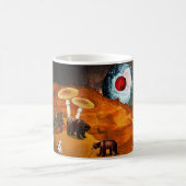Ein grüner, atmender Planet Kaffeetasse (Mittel)