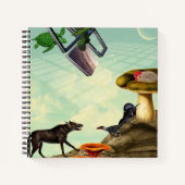 Ein grüner, atmender Planet Notizblock (Vorderseite)