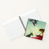 Ein grüner, atmender Planet Notizblock (Innenseite)