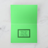 Ein grüner Drache Karte (Innenseite)