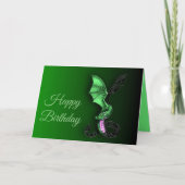 Ein grüner Drache Karte (Vorderseite)